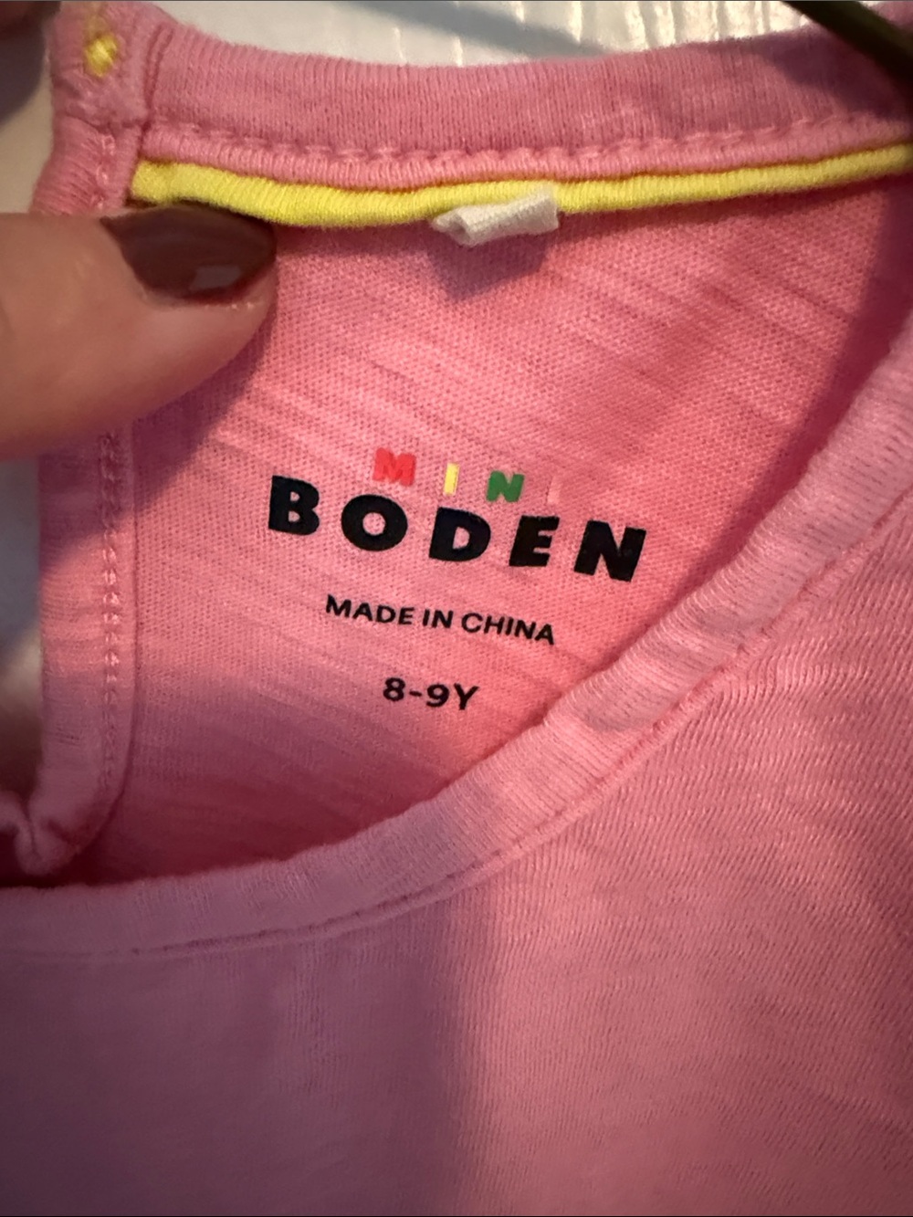 Mini Boden eyelet tee - Picture 2 of 2